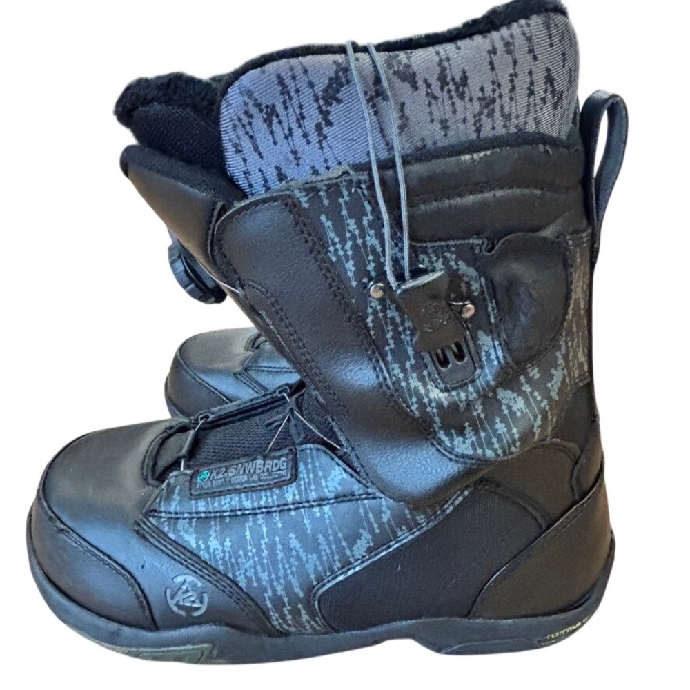 K2 Ryker Snowboard Boots Men's Black Speed Lace All Mountain, size 11, EU 44.5